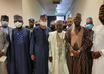 Abdulazeez Ganduje, denies meeting, Senator Barau Jibrin