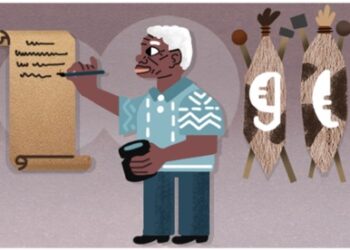 Mazisi Kunene, Google Doodle, celebrates, South African poet