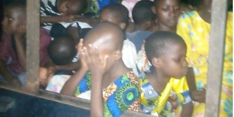 KIDNAPPED KIDS, ONDO CHURCH BASEMENT, JESUS