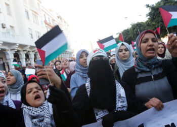Anti-Israeli march, Morocco
