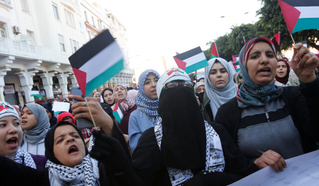 Anti-Israeli march, Morocco