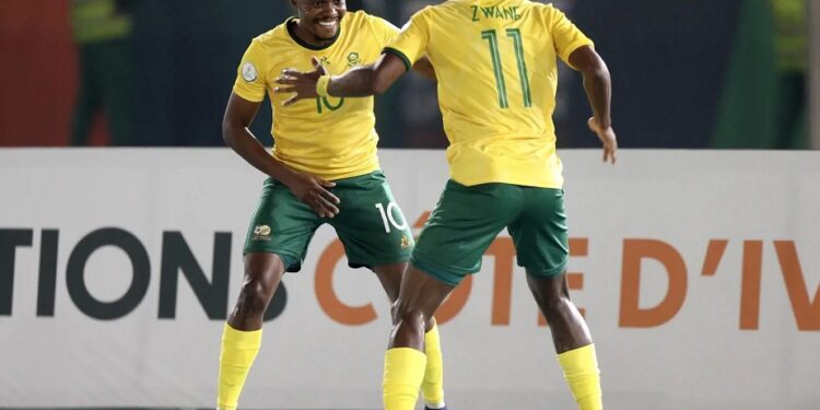 South Africa, Goalkeeper Ronwen Williams, Four penalties, AFVON 2023, Cape Verde