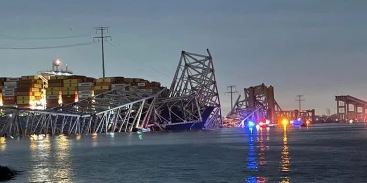 Baltimore, Bridge Collapse, US, Cargo ship collision