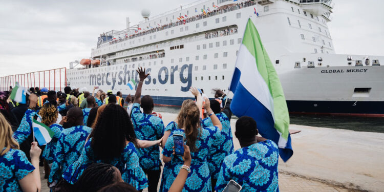 Hospital ship, Mercy Ships, Sierra Leone, Surgeries