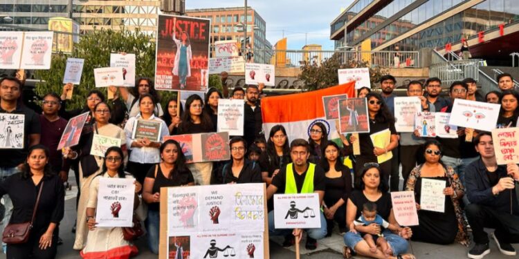 Worldwide protests, Indian trainee medic, rape, murder