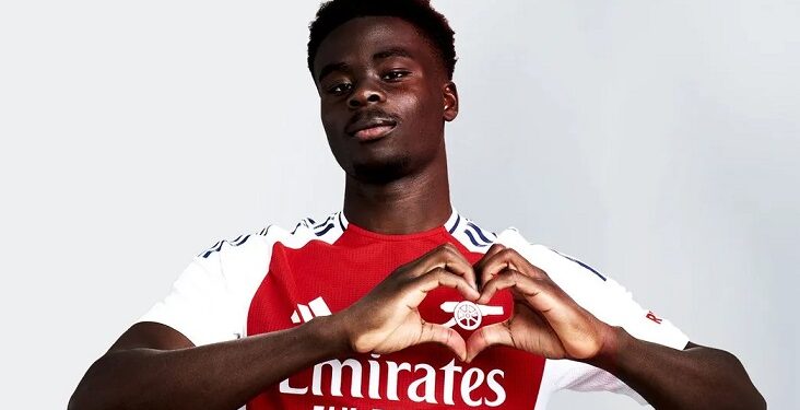 Bukayo Saka, Arsenal, Premier League, Football 