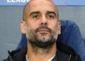 MANCHESTER CITY VS FEYENOORD, Champions League, Pep Guardiola, Scratches on face