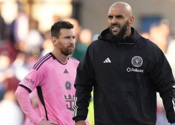 Yassine Cheuko, Messi, bodyguard, banned, touchline, Inter Miami