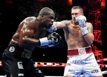 Punching stats, Usyk vs Dubois