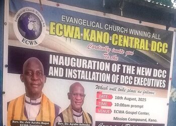 JUSTICE DEFIANCE, ECWA leadership, Illegality, Kano Central DCC, Inauguration, Court orders