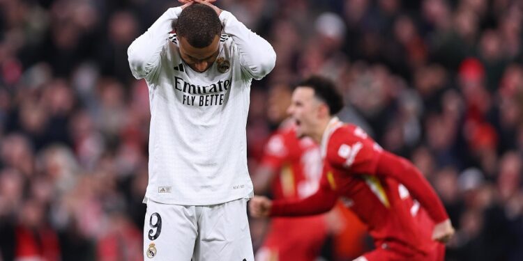 Real Madrid lose to Liverpool