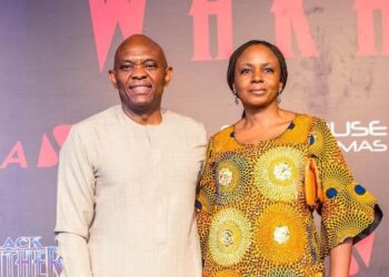 Tony Elumelu and wife Awele